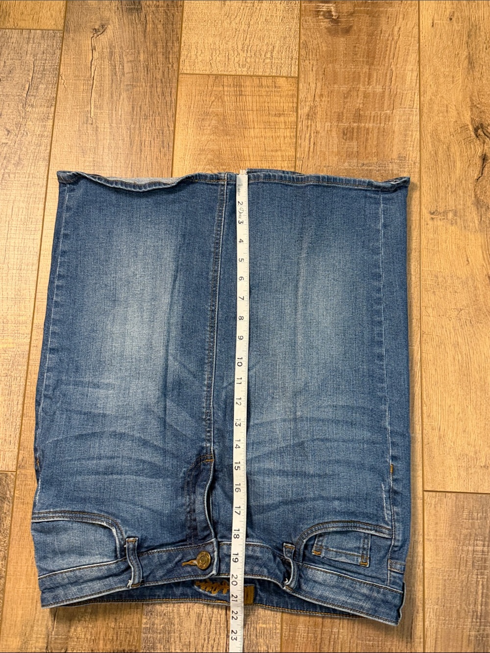 KUT from the Kloth Denim Jean Skirt Women’s lStretch Pencil Midi Size 10 - Picture 10 of 10